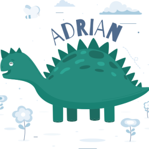 Tee shirt enfant Dinosaure nom personnalise Tee shirt enfant Dinosaure nom personnalise