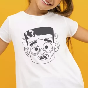 Tee shirt halloween Enfant frankestein
