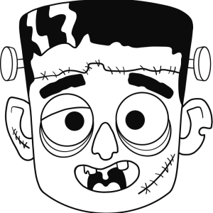 Tee shirt halloween Enfant frankestein