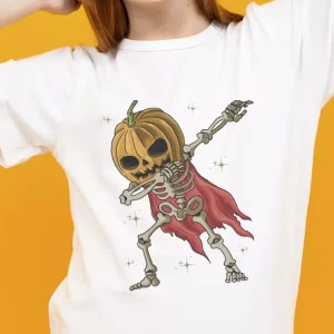 Tee shirt halloween Squelette