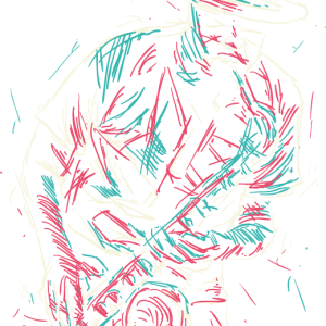 Tee shirt joueur de saxophone jazz abstrait Tee shirt joueur de saxophone jazz abstrait