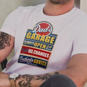 Tee-shirt panneau publicitaire vintage