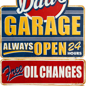 Tee-shirt panneau publicitaire vintage