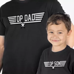 Tee shirt pere et fils Camiseta top papa y fils Tee shirt pere et fils Camiseta top papa y fils