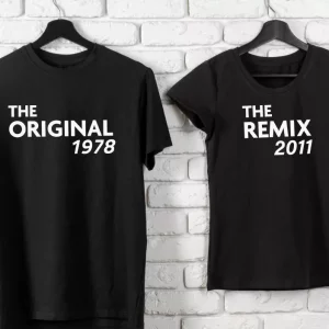 Tee shirt pere et fils El original et el remix Tee shirt pere et fils El original et el remix