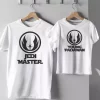 Tee shirt pere et fils Maitre jedi
