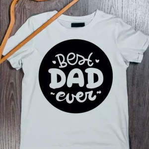 Tee shirt pere et fils Meilleur papa jamais dans la bulle