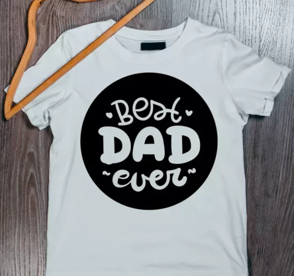 Tee shirt pere et fils Meilleur papa jamais dans la bulle