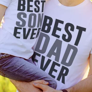 Tee shirt pere et fils Meilleure t-shirt papa et fils