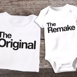 Tee shirt pere et fils Original et refaire Tee shirt pere et fils Original et refaire