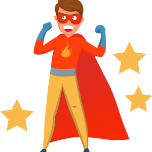 Tee shirt pere et fils Super-heros amusant 2 Tee shirt pere et fils Super heros amusant 3