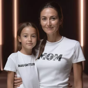 Tee-shirts mere et fille football Tee-shirts mere et fille football