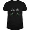 Tinsel Tits & Jingle Balls Funny Matching Couple Chestnuts T-Shirt