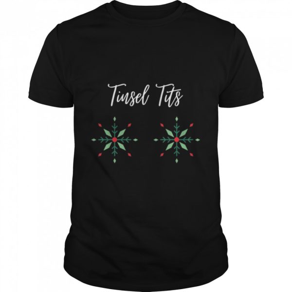 Tinsel Tits &#038 Jingle Balls Funny Matching Couple Chestnuts T-Shirt