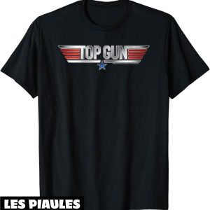 Top Gun T-Shirt 3D Bold Logo Film D’action Dramatique Top Gun T-Shirt 3D Bold Logo Film D’action Dramatique