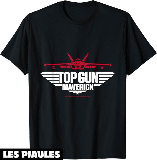 Top Gun T-Shirt Avion De Chasse Maverick Film D’action
