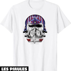 Top Gun T-Shirt Maverick Helmet Film D’action Dramatique