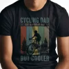 Tshirt fete des peres Papa cycliste