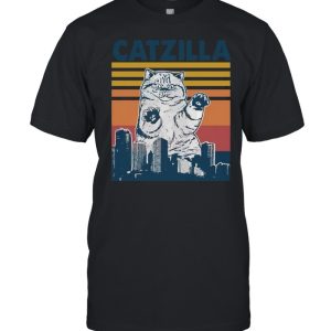 Vintage Catzilla – Kong And Godzilla Movie 2021 shirt