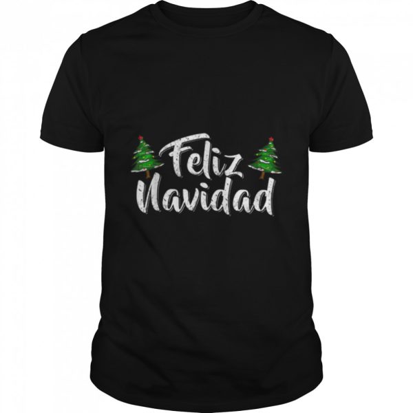 Vintage Feliz Navidad Retro Mexican Christmas Spanish Xmas T-Shirt