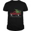 Vintage Red Truck Christmas Tree Family Matching Pajamas T-Shirt