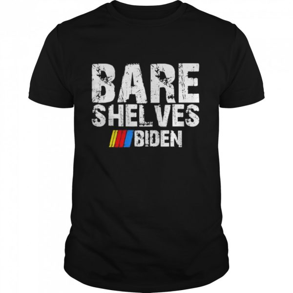 bare shelves biden let’s go brandon christmas t-shirt