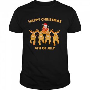 happy Christmas 4th of July shirt happy Christmas 4th of July shirt