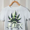 t-shirt graffiti illustration cannabis