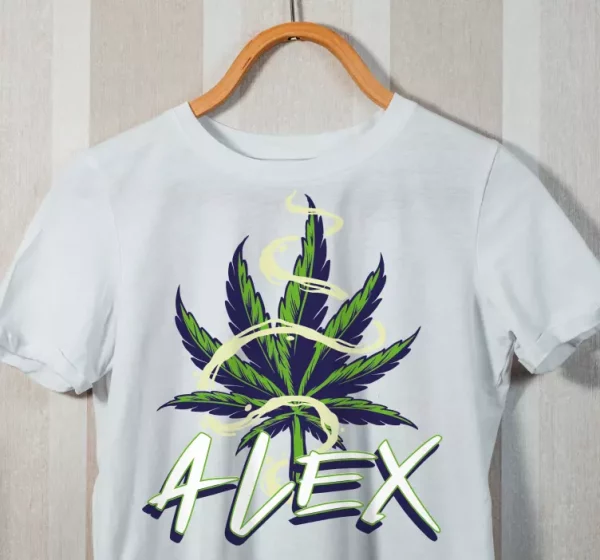 t-shirt graffiti illustration cannabis