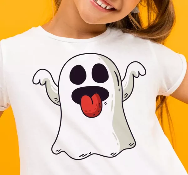 tee shirt halloween Fantomes d’halloween volant