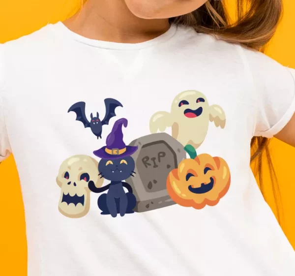 tee shirt halloween Symboles drales d’halloween