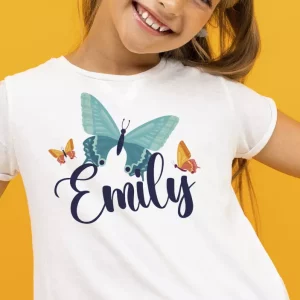 tee shirt papillon Papillons bicolores