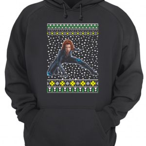 Black Widow Ugly Christmas shirt 2 Black Widow Ugly Christmas shirt 3
