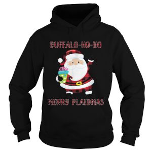 Buffalo Plaid Christmas Santa Claus Ho Ho Ho Meme shirt 1