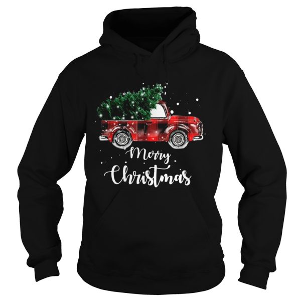 Buffalo Plaid Christmas Tree Red Truck shirt