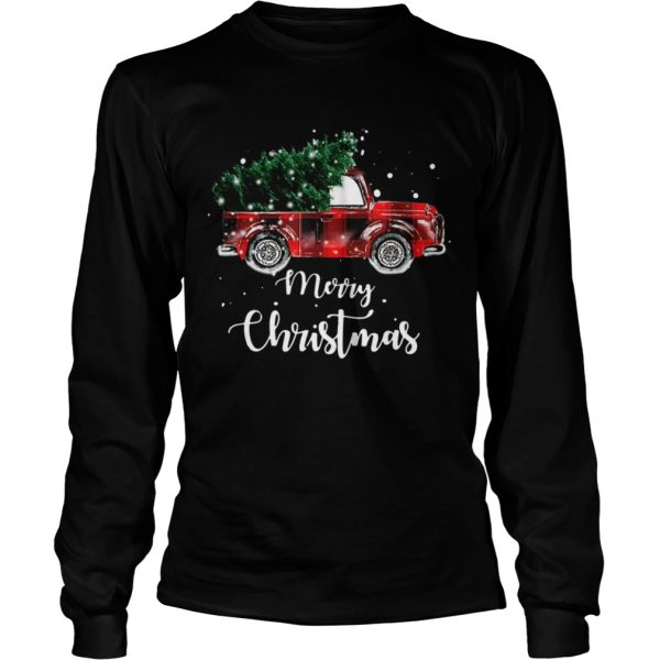 Buffalo Plaid Christmas Tree Red Truck shirt