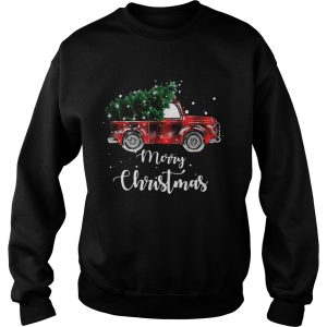 Buffalo Plaid Christmas Tree Red Truck shirt 3