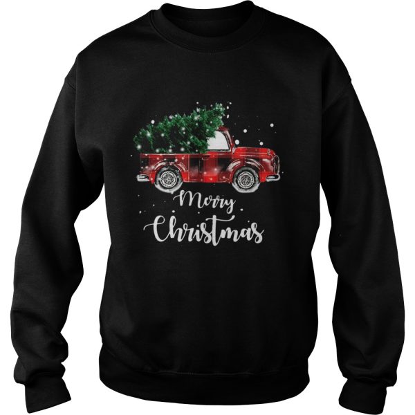 Buffalo Plaid Christmas Tree Red Truck shirt