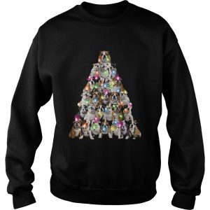 Bulldog Christmas Tree shirt 2 Bulldog Christmas Tree shirt 3
