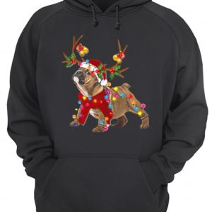 Bulldog Gorgeous Reindeer Crewneck Christmas shirt 2 Bulldog Gorgeous Reindeer Crewneck Christmas shirt 3