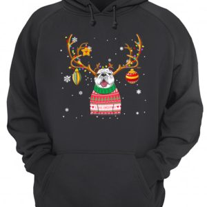 Bulldog Reindeer Christmas Holiday Funny T-Shirt 2 Bulldog Reindeer Christmas Holiday Funny T Shirt 3