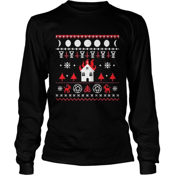 Burning Church Ugly Christmas 2020 shirt