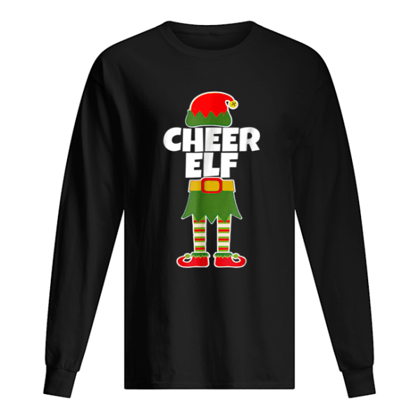 CHEER ELF Funny Cheerleader Christmas Holiday shirt