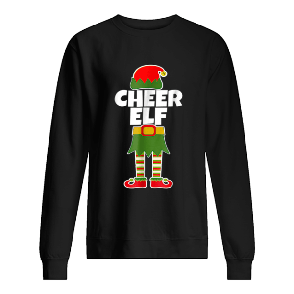 CHEER ELF Funny Cheerleader Christmas Holiday shirt