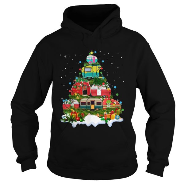 Camping Christmas Tree shirt