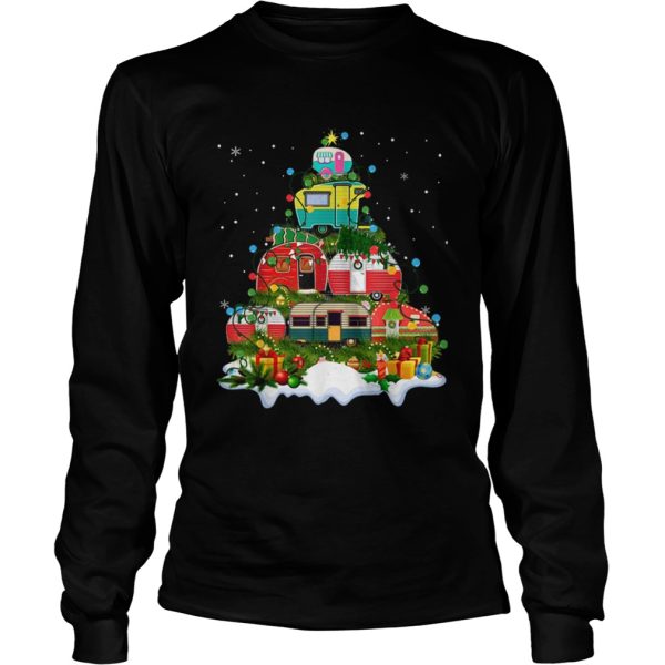 Camping Christmas Tree shirt