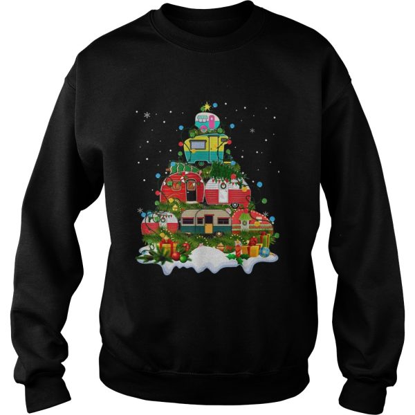 Camping Christmas Tree shirt