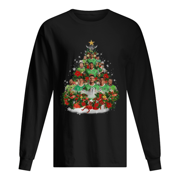 Canberra Raiders Christmas tree shirt