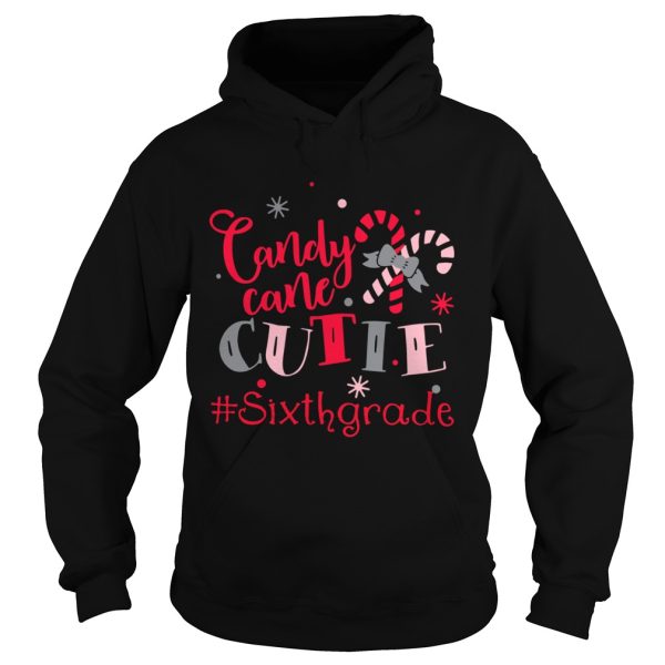 Candy Cane Cutie Sixth Grade Christmas shirt