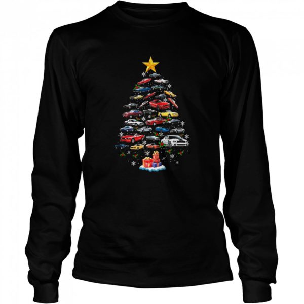 Cars Merry Christmas Tree Gift tshirt